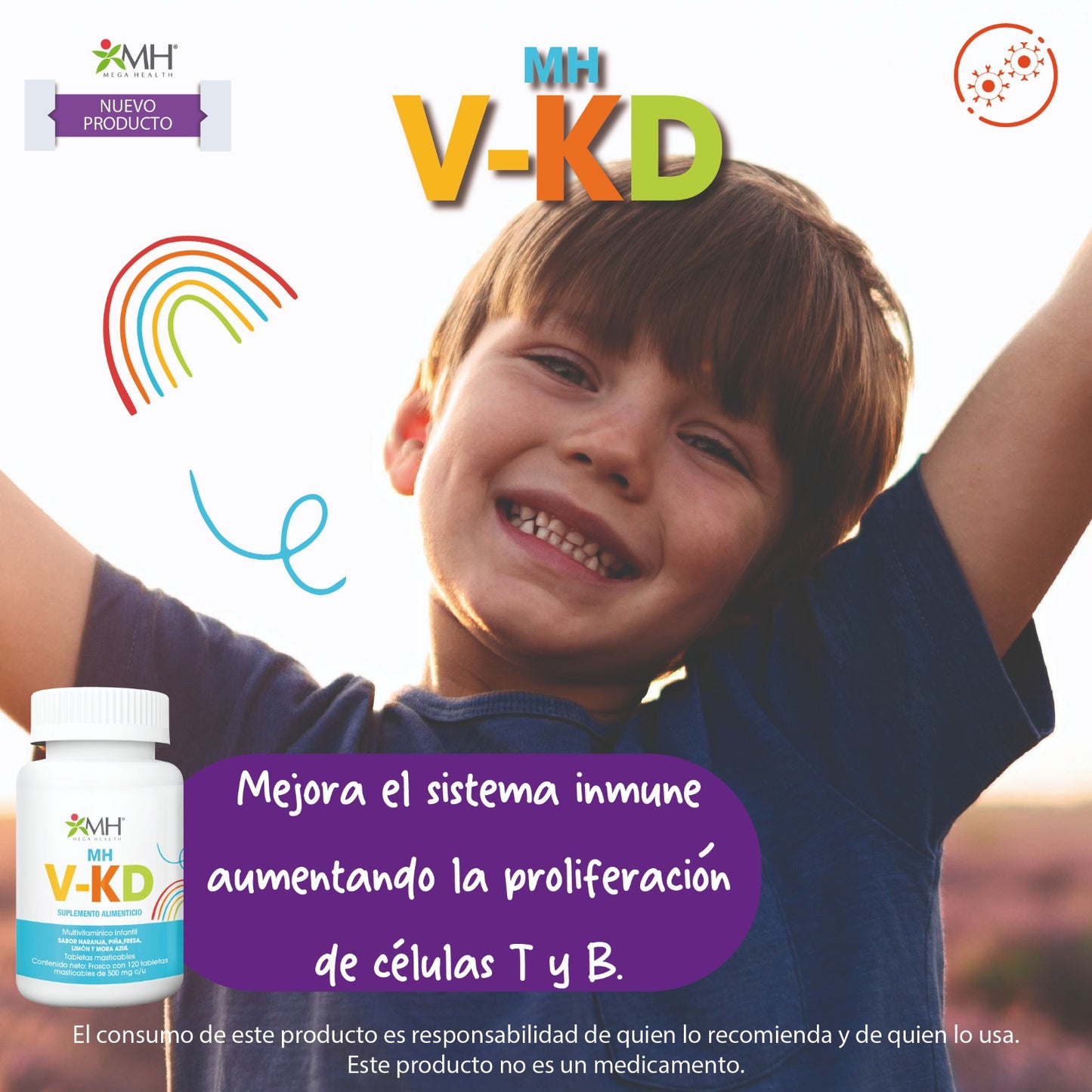 MH V-KD (Multivitamínico para niños)